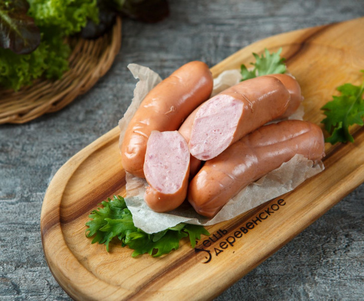 7310 Сардельки в натуральной оболочке "Нежность" Вкусляндия  - Вид №1