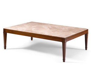 Деревянный прямоугольный журнальный столик на заказ