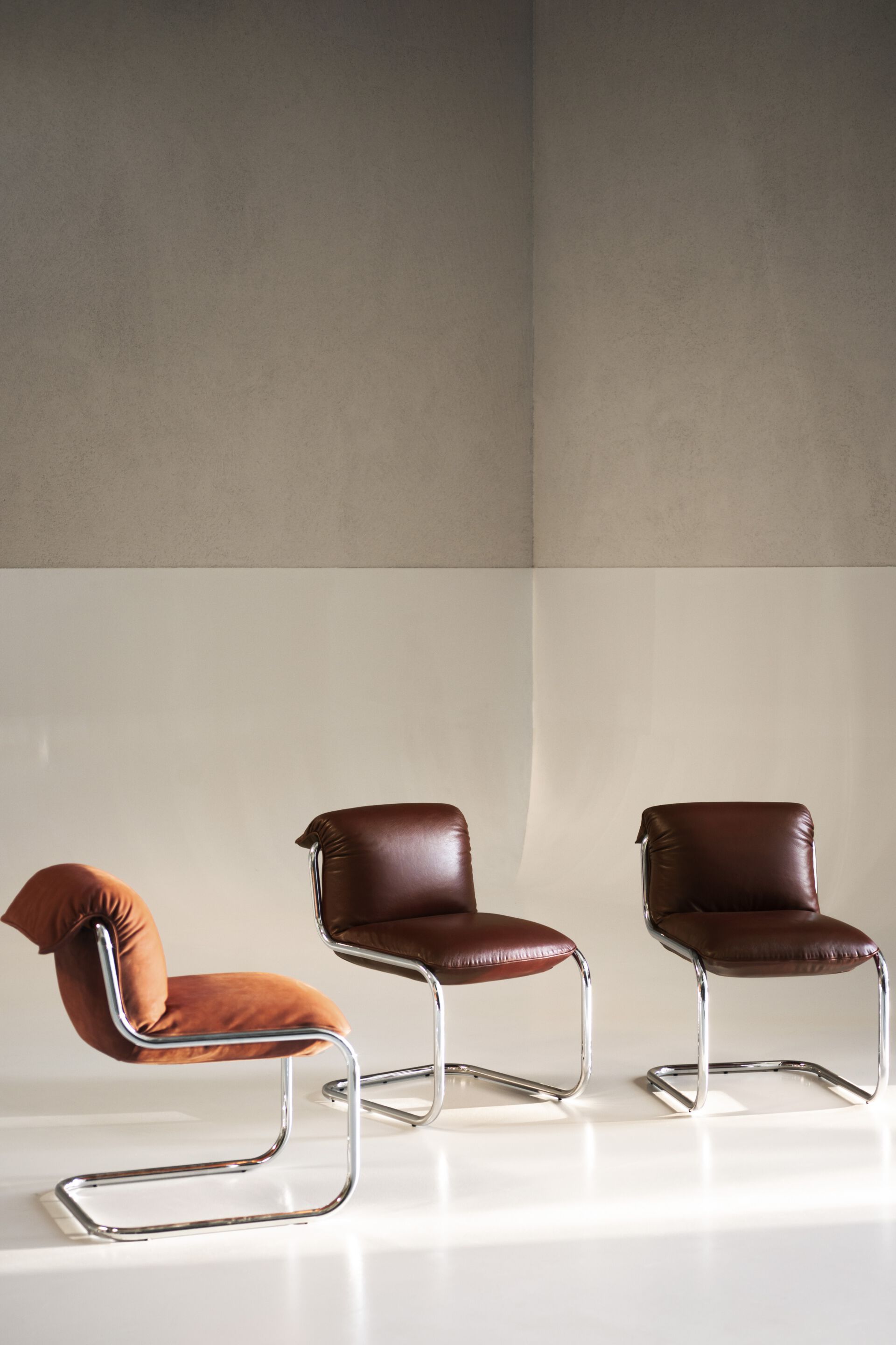 Кожаный консольный стул Baxter SO FAR ARCH-00113044 - Вид №3