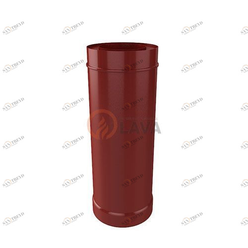 Труба-сэндвич LAVA 150/220 мм. 0,5 м. красный (3011) 4410