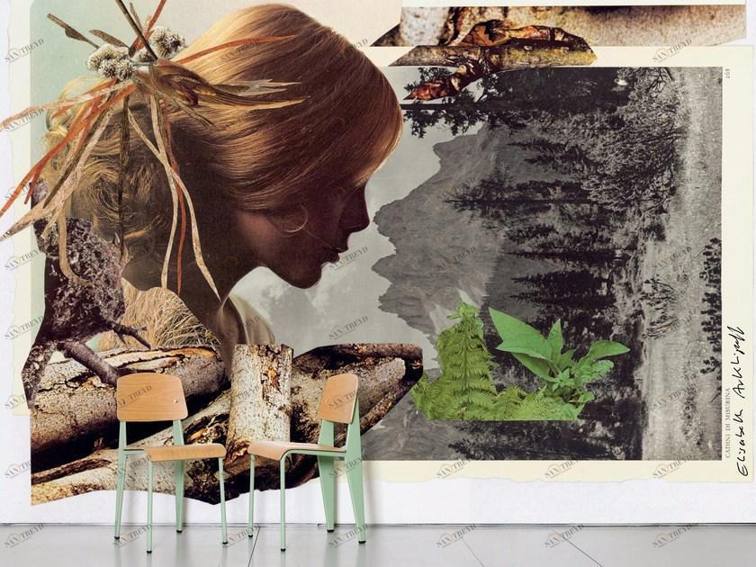 Moustache Обои на стену Domestic Ndl007 