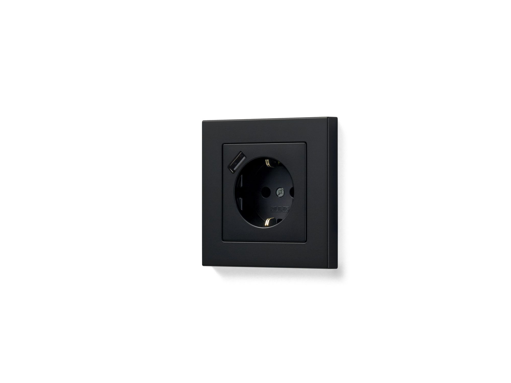 Пластиковая электрическая розетка с USB JUNG A 550 ARCH-00056127 - Вид №2