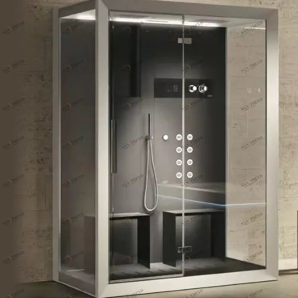 Душевая кабина пристенная Frame In2 9448-27619 Jacuzzi 944827619