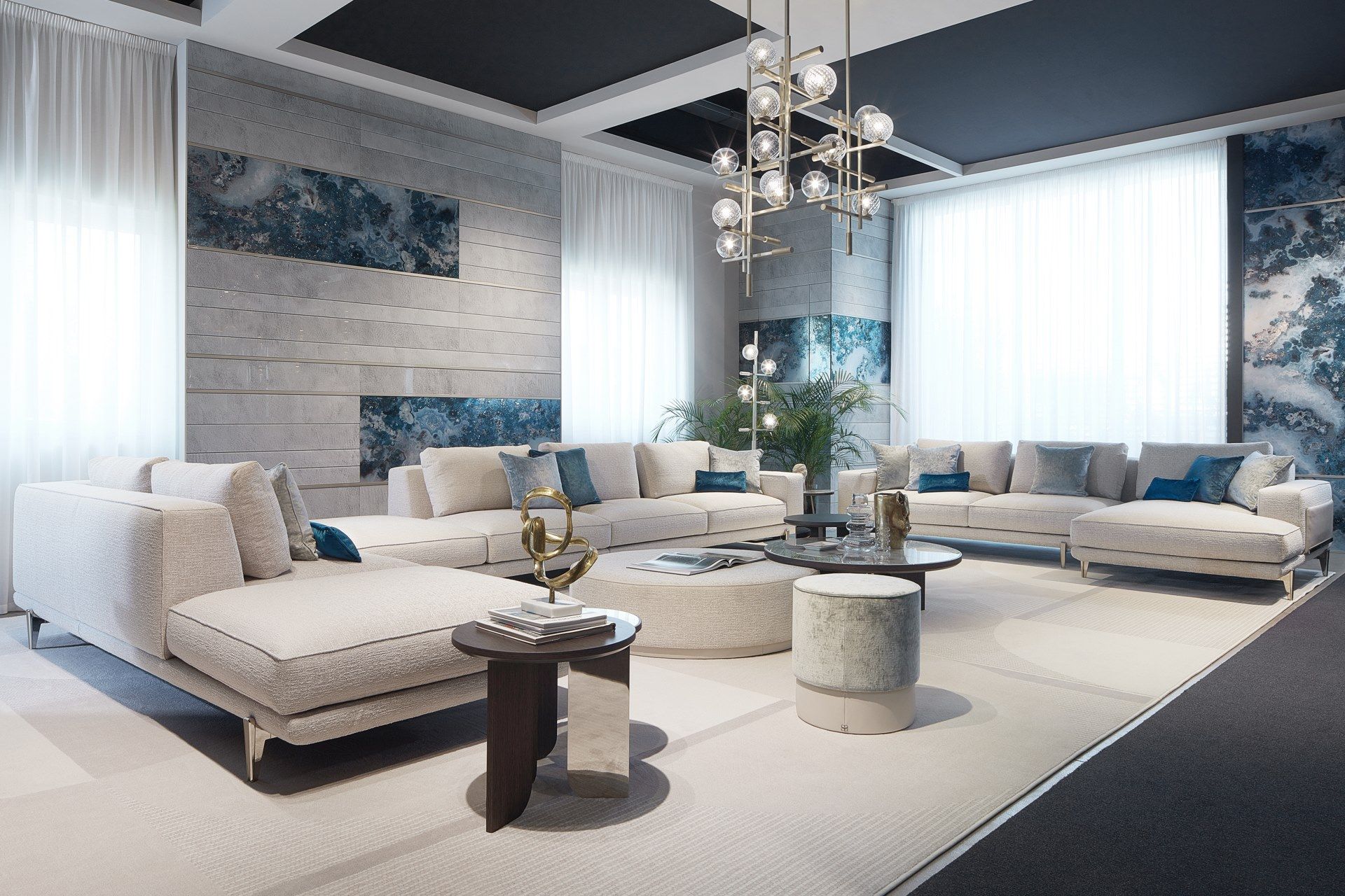 Диван с полуостровом Sicis Milton ARCH-00112730 - Вид №1