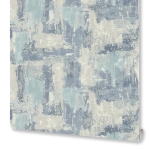 Обои флизелиновые Diamond Wall голубые 1.06 м DI5057-03