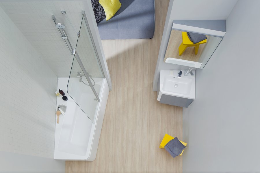 Зеркало 10° 550 R темный орех Ravak X000001075 - Вид №2