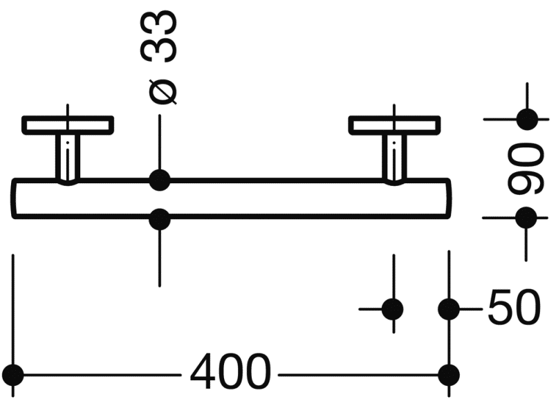 950.36.11091 ручка для захвата HEWI System 800 K  - Вид №10