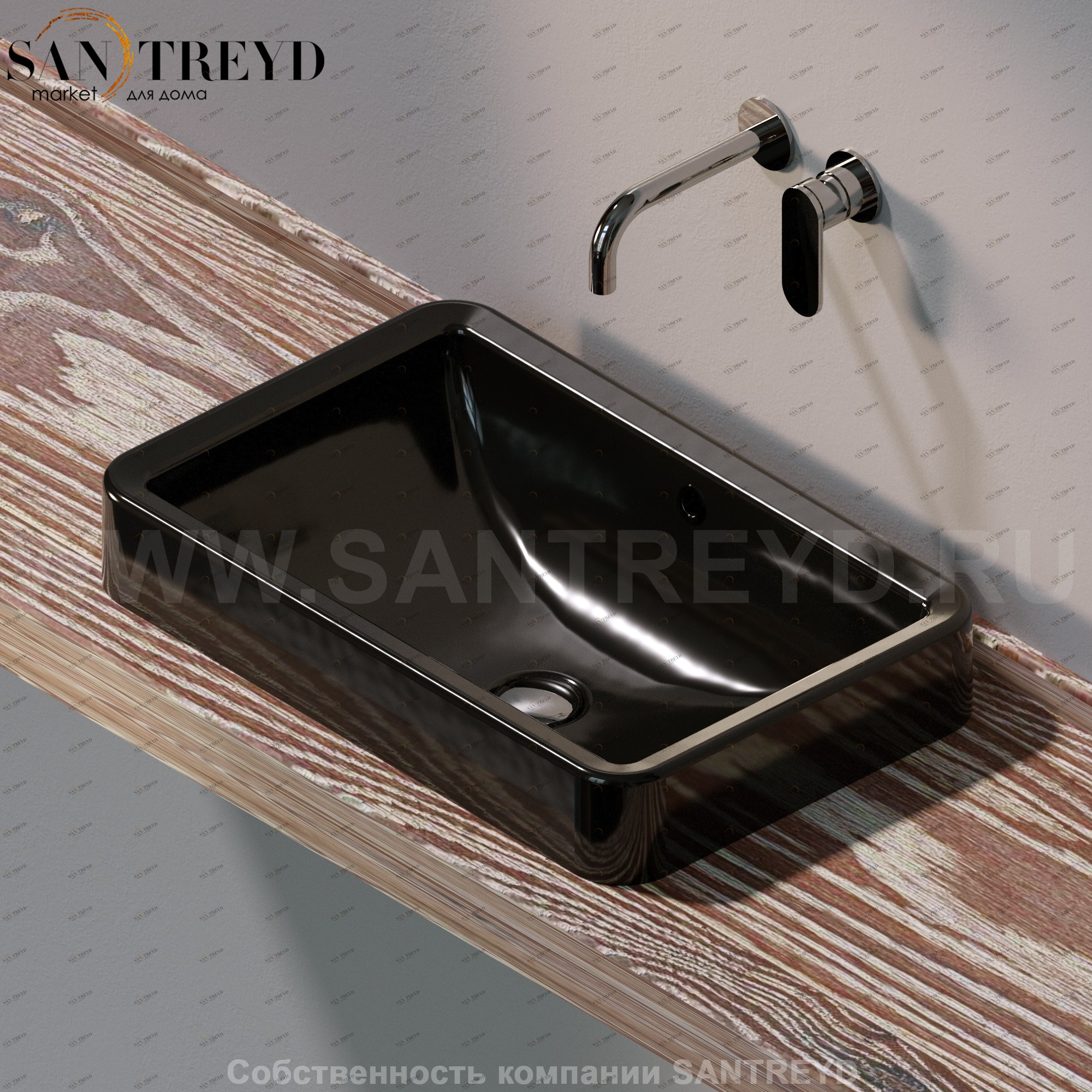 NL62INC9017 Накладная раковина под столешницу  прямоугольная Ceramica Flaminia Nile