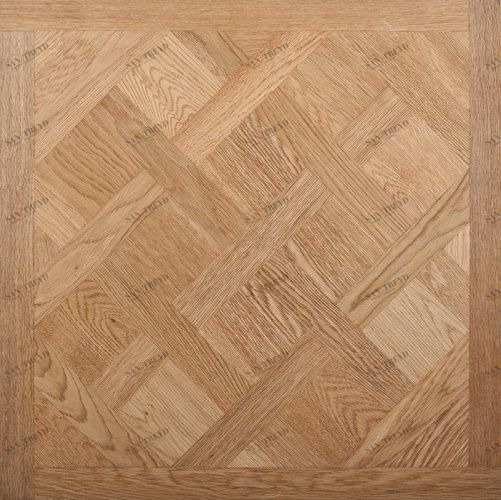 Модульный паркет Goodwin Art H3 Светлый Дуб Натур с брашью (Текстурированная) 600х600 мм 26006000172