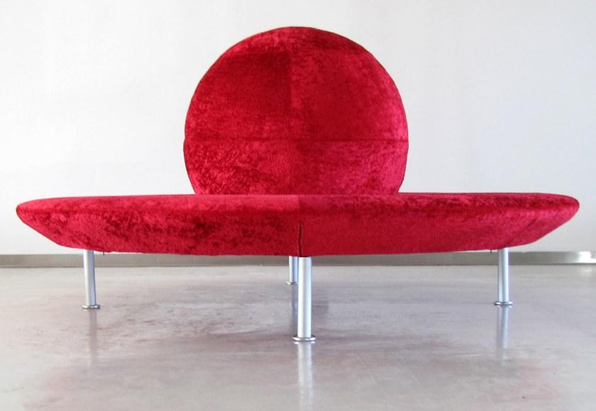 Giovannetti Изогнутый диван из ткани sun-id-1372320 - Вид №2