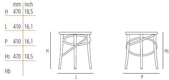 Wiener GTV Design Табурет из дерева sun-id-1460947 - Вид №5