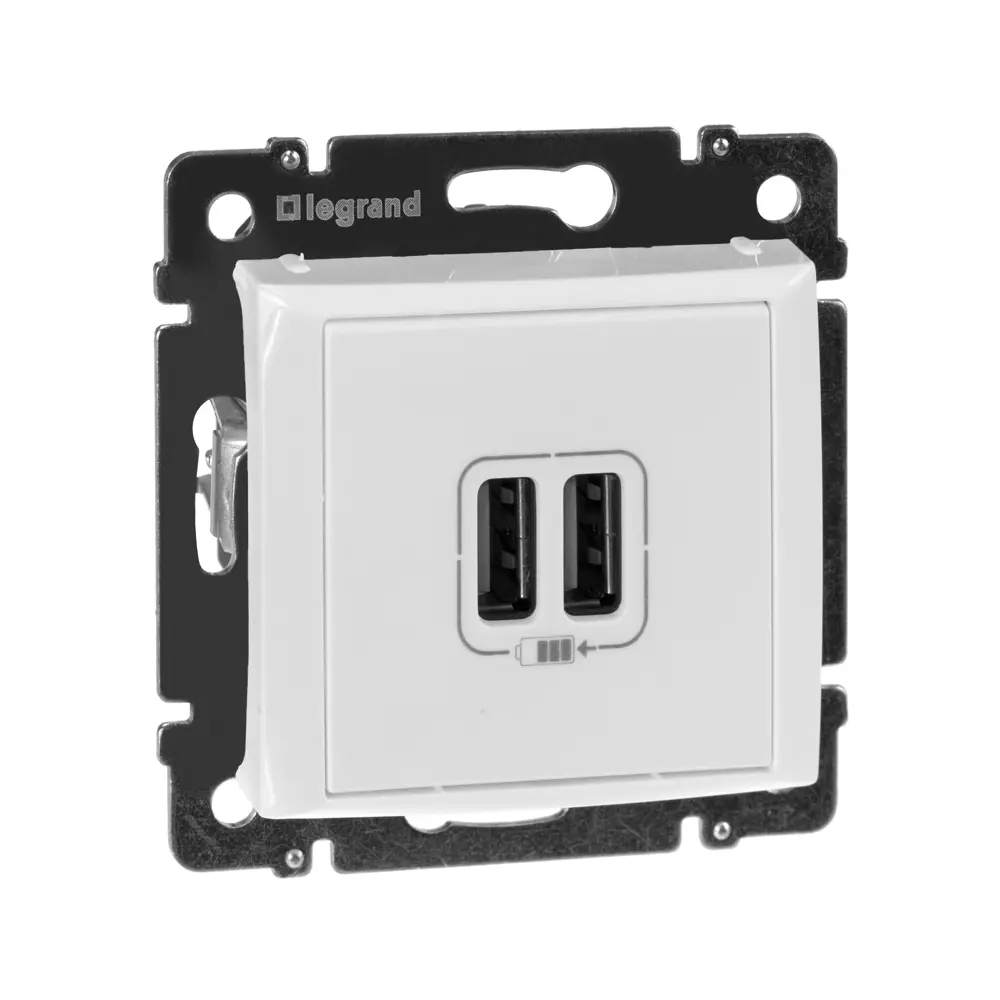 Зарядная розетка Legrand Valena Classic с двумя USB-портами 82307209 STLM-0024331 - Вид №2