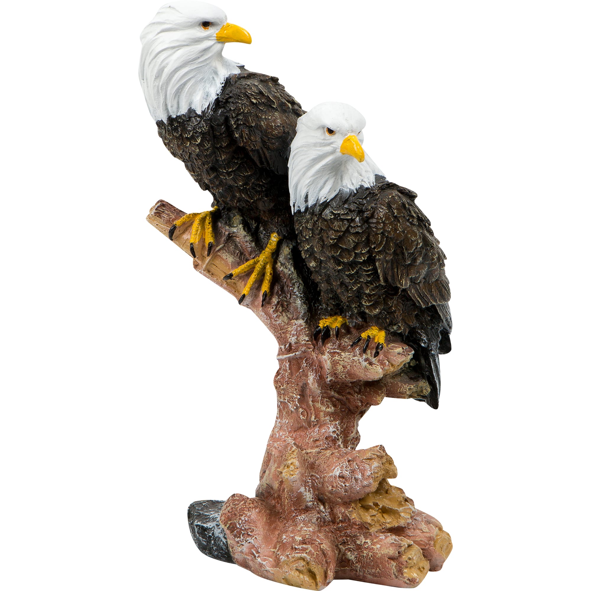 82563150 Фигура садовая Орлы два на коряге 33 cм Santreyd 