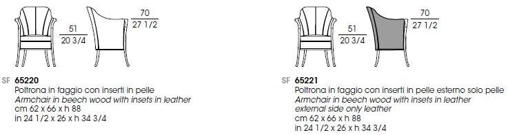 Giorgetti Кресло из ткани с подлокотниками Progetti sun-id-1354620 - Вид №3