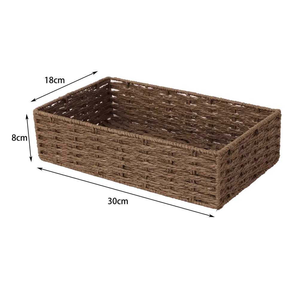 Корзина Konsensa 18x8x30 см бумага цвет коричневый 89439452 STLM-2146357 