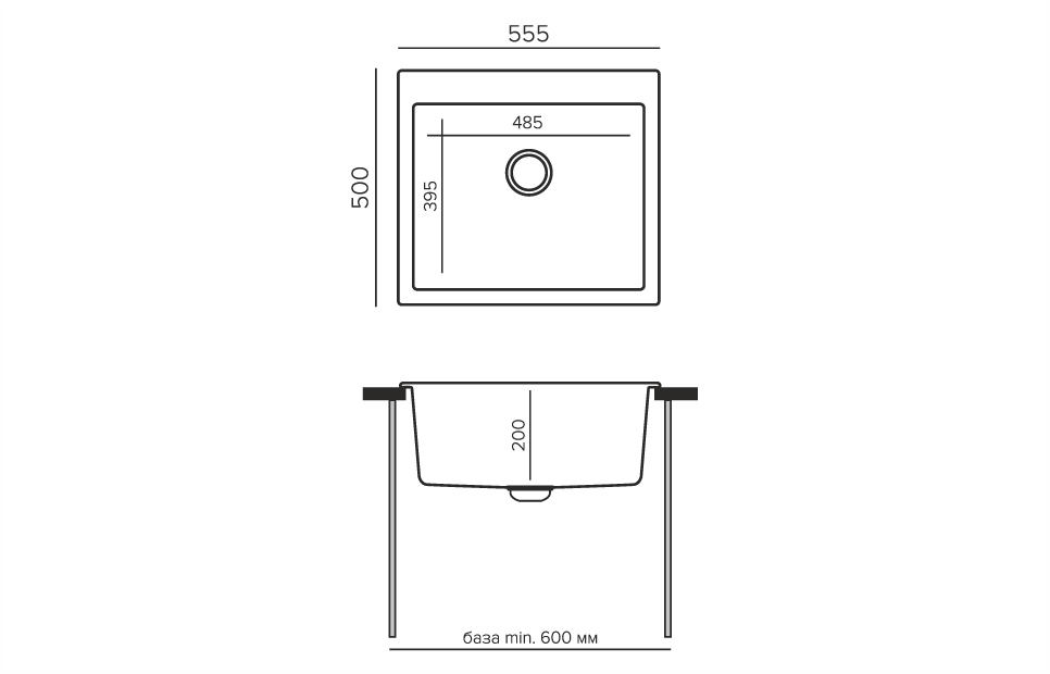 Кухонные мойки Tolero Classic R-111 855922 - Вид №2