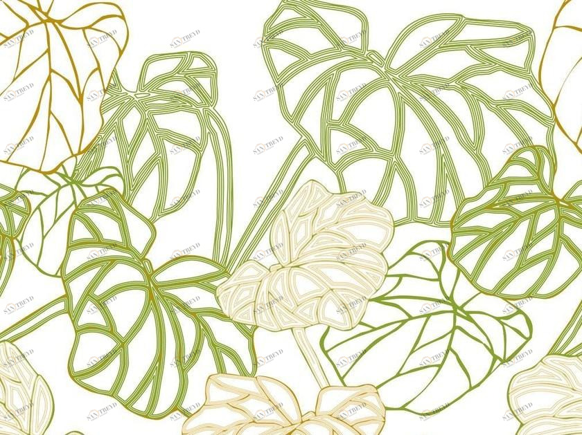 Wall&decò Тропические обои Contemporary wallpaper 2010 sun-id-1402365