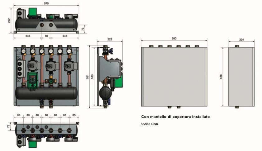 Компактная система распределения Comparato Nello COMPACT SYSTEM ARCH-00024231 - Вид №2