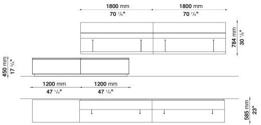 B&B Italia Комод с распашными дверцами Pab sun-id-1362914 - Вид №17