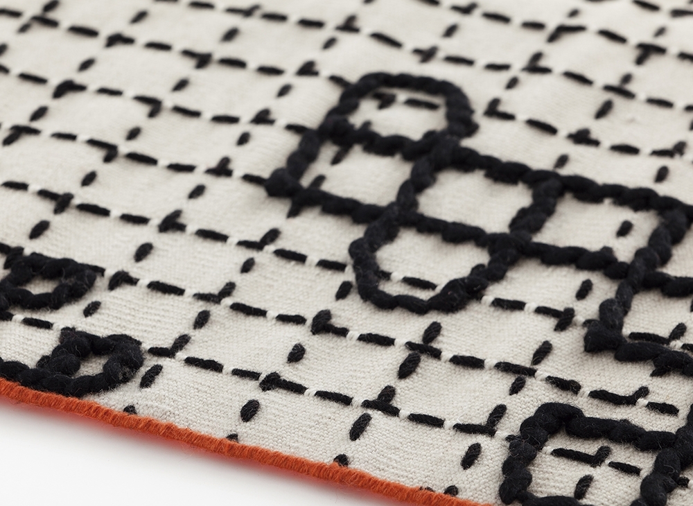 100269 Пуф маленький D White GAN Bandas - Вид №1