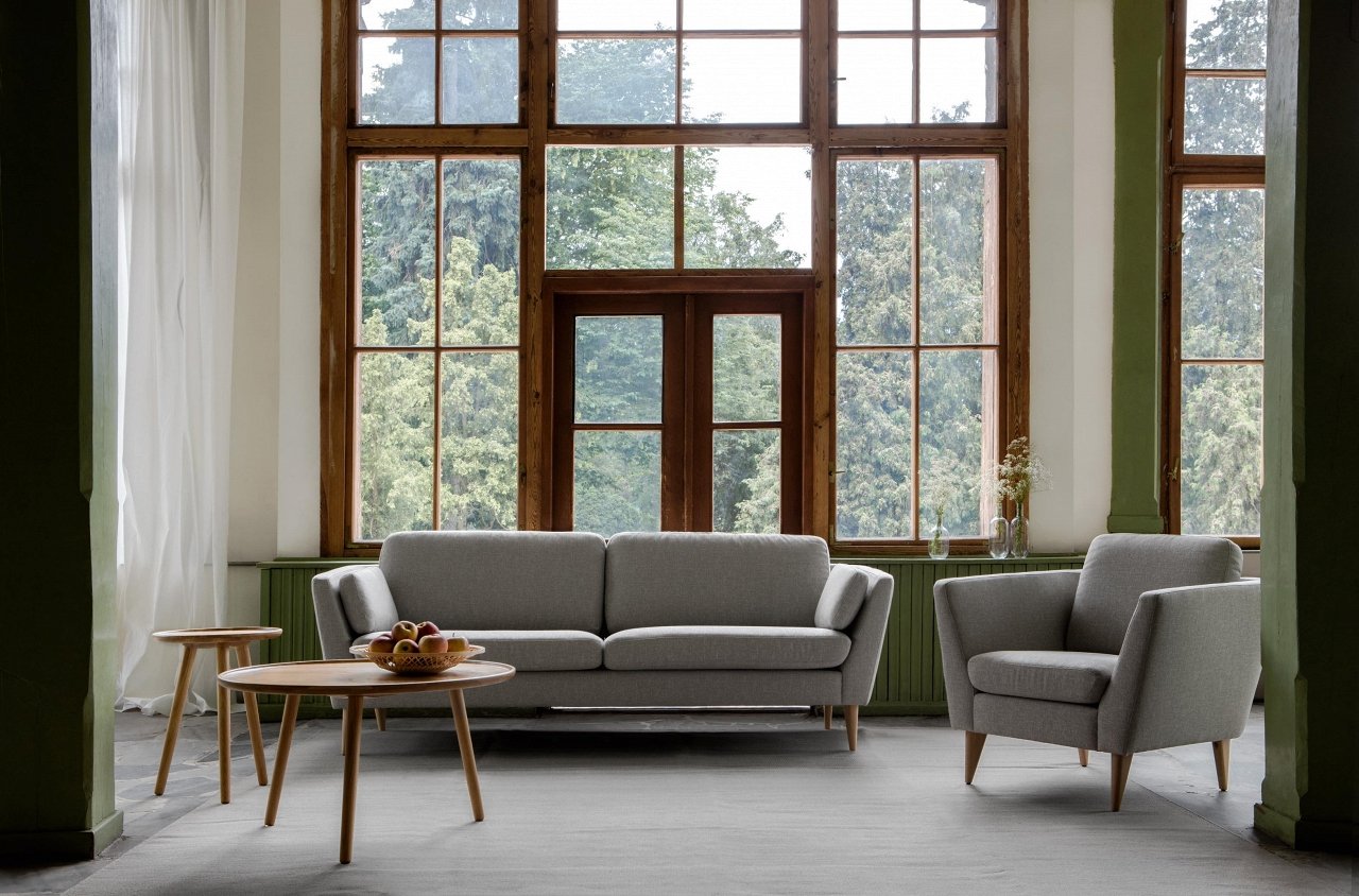 Диван Mynta двухместный прямой желтый зеленый SITS MYNTA 192213 Желтый  - Вид №5