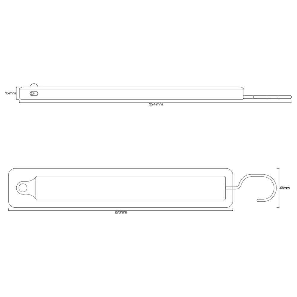 Светильник линейный светодиодный Ledvance Linear LED Mobile Hanger 270 мм 2.35 Вт, нейтральный белый свет, USB STLM-2170315 - Вид №13