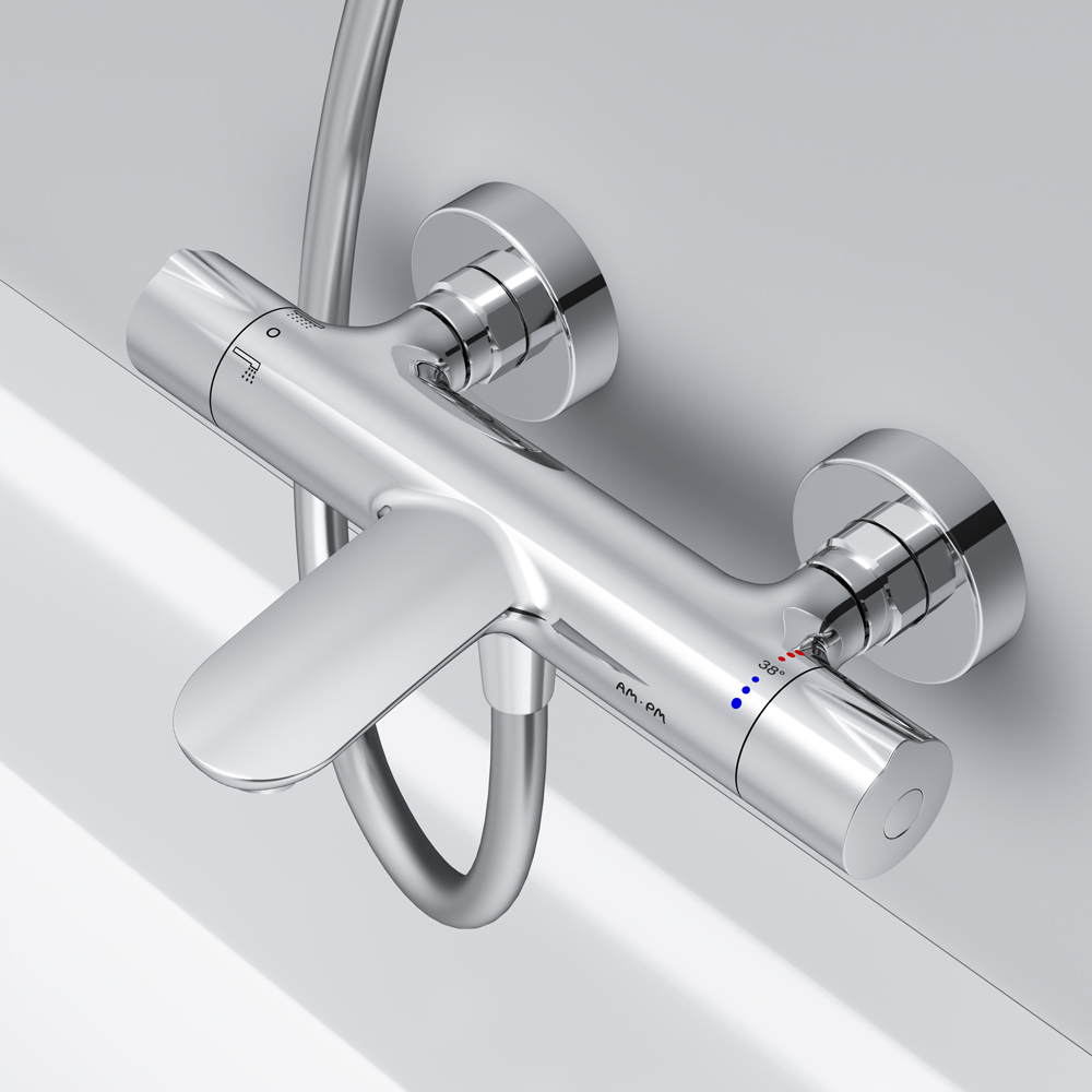 F8050000 смеситель д/ванны/душа с термостатом хром шт AM.PM Like - Вид №2