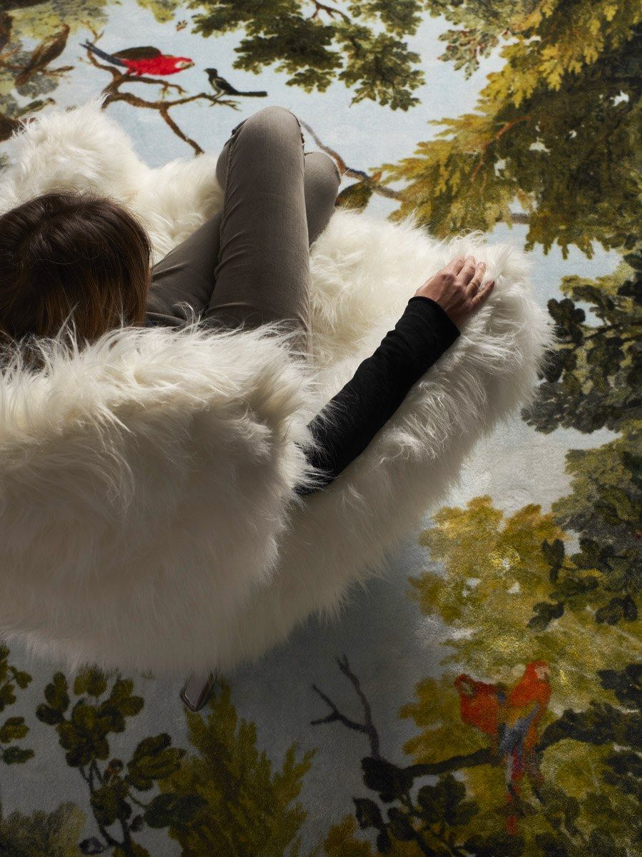 Кресло bergère из искусственного меха с высокой спинкой Opinion Ciatti Guelfo ARCH-00152596 - Вид №2