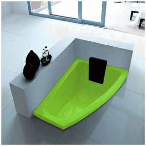 Ванна с аэромассажем салатовая с золотом Gruppo treesse Asyx DXSTAV826CSZ