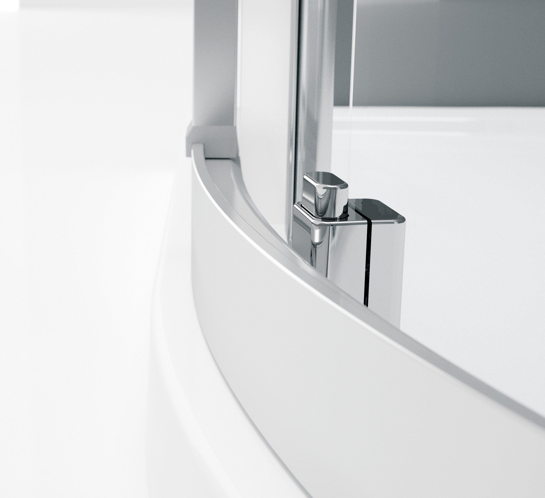 Полукруглая душевая кабина с раздвижной дверью Novellini Lunes ARCH-00069245 - Вид №3