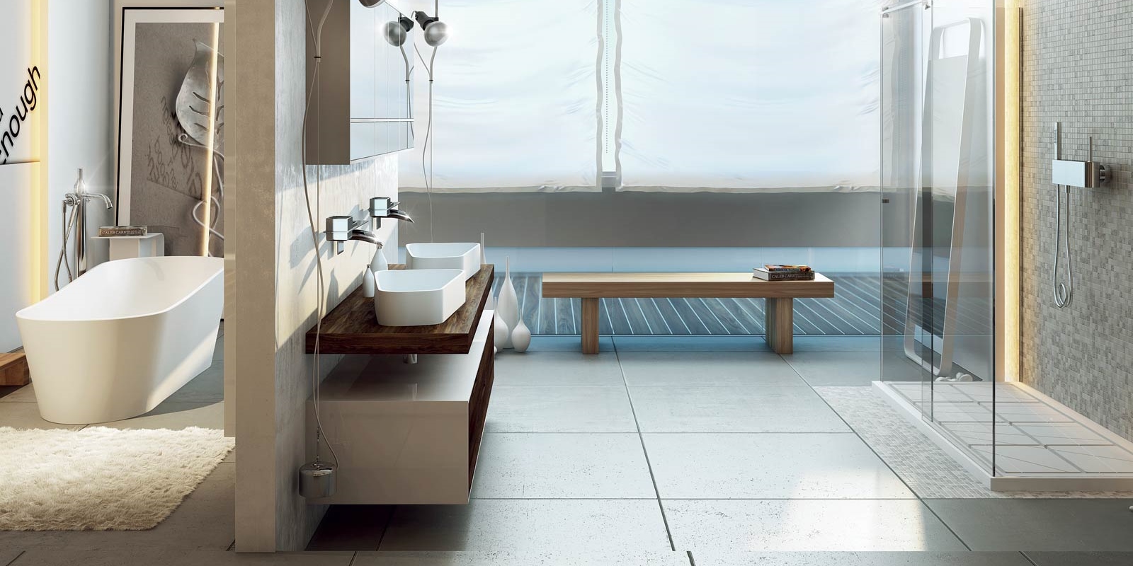 Design Ванна из Corian 1700x700x500 Provence Lite 3 белая MOMA Design PRV2B1800 - Вид №2