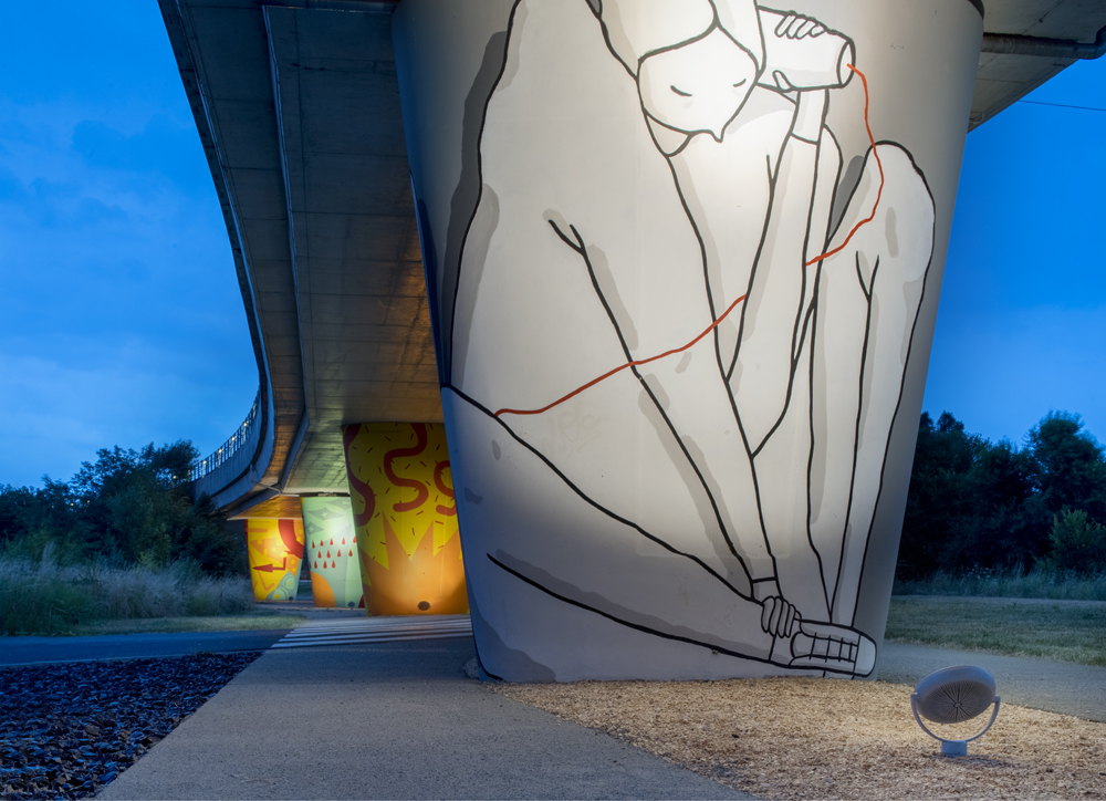 8840618 Проектор Platek SUN Large Proiettore  SUN Large Floodlight - 6 COB LED 3000K 60°  - Вид №2