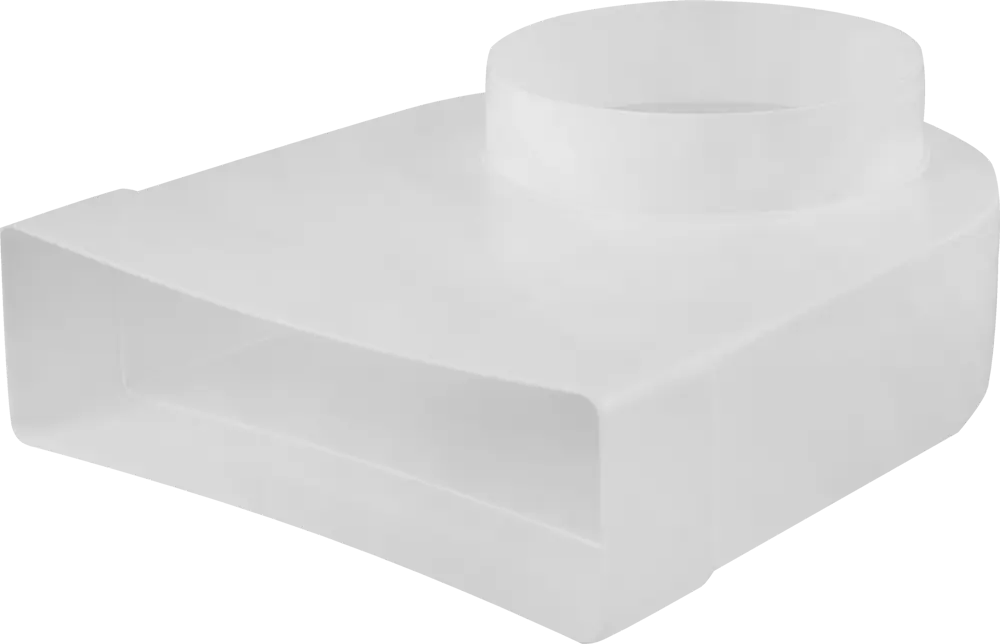 EQUATION Колено соединительное для вентиляции 60×204 мм D125 мм 18155844