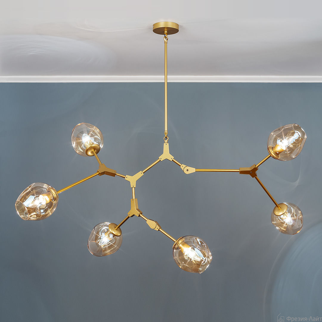 Frezia Light 1024 золото люстра подвесная 120146