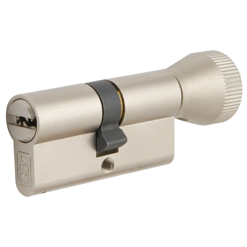 Цилиндр Mottura Project DPC1F3131 S3, 26x10x26 мм, ключ/вертушка, цвет никель STLM-2192716