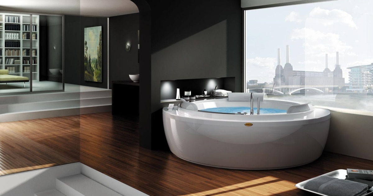 Ванна угловая с гидромассажем "BASE" Nova Corner 9H43-557A Jacuzzi 9H43557A - Вид №2