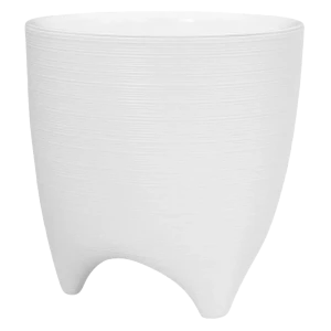 Кашпо Evergreen Design Декоста 16x16x17 см v2.25 л пластик белый 89452980 STLM-2133521