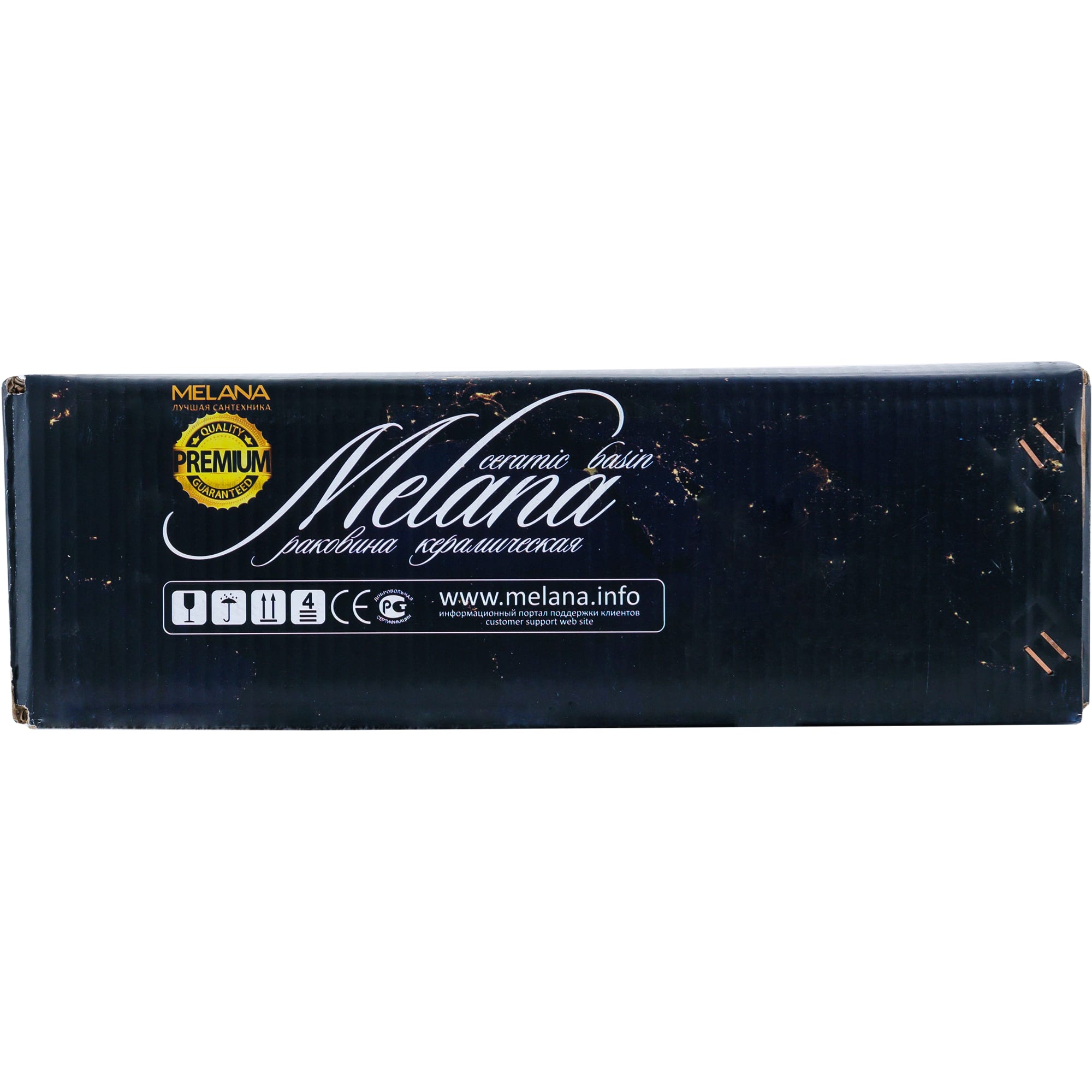 82199784 Раковина Melana MLN-7034 накладная 41.5 см нет Santreyd  - Вид №3