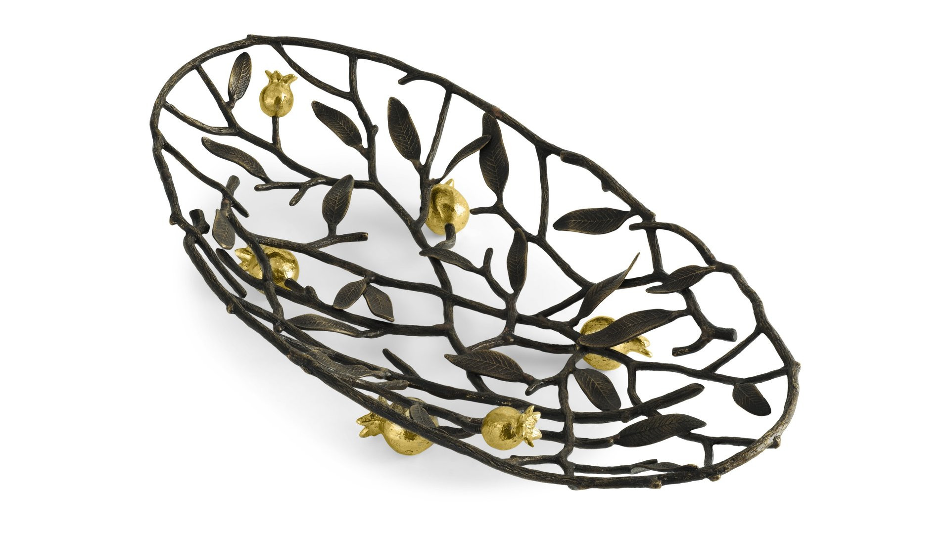 10663712 Michael Aram Блюдо Michael Aram Гранат 40см, латунь Латунь  - Вид №2