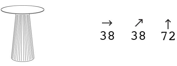 Полиэтиленовый садовый стол PLUST Fade ARCH-00062121 - Вид №5