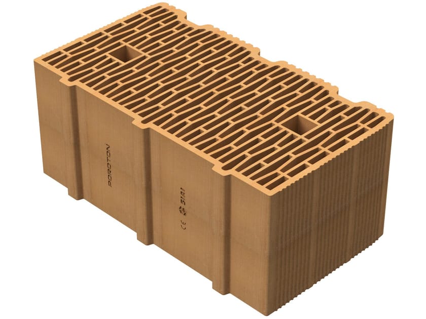 Блок кирпичной кладки SIAI POROTON® 600 тонкие перегородки ARCH-00110190