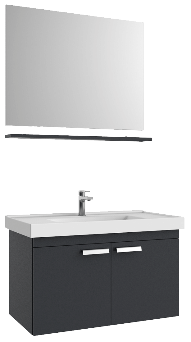 Bello 85 см Базовый модуль антрацитовый / BL0085.10.AA Bello Creavit - Вид №1