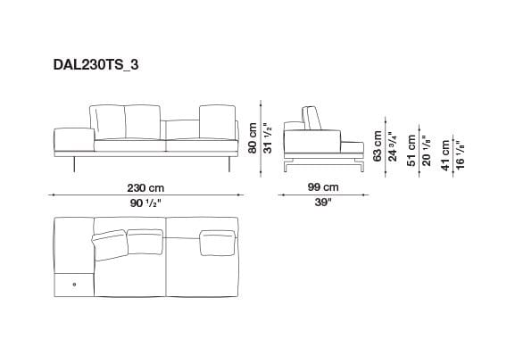 Кожаный диван B&B Italia док ARCH-00130675 - Вид №131