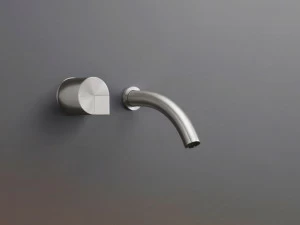 Ceadesign Смеситель для умывальника настенный из нержавеющей стали на 2 отверстия Duet Det 16