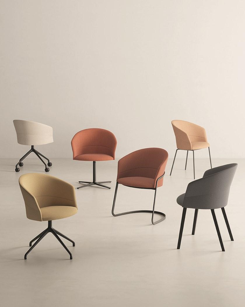 Viccarbe Мягкий консольный стул Copa Cocl - Вид №3