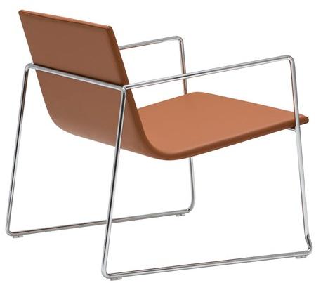 Andreu World Штабелируемое мягкое кресло-санки Lineal Bu0589 - Вид №8