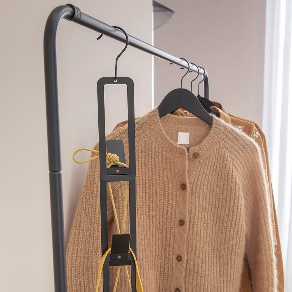 Вешалка для аксессуаров Spaceo 22x7x16 см металл цвет чёрный 5 шт STLM-2088264 - Вид №5