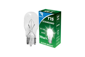 16535457 Лампа накаливания T15, 12V10W, Standard 90315 Rekzit
