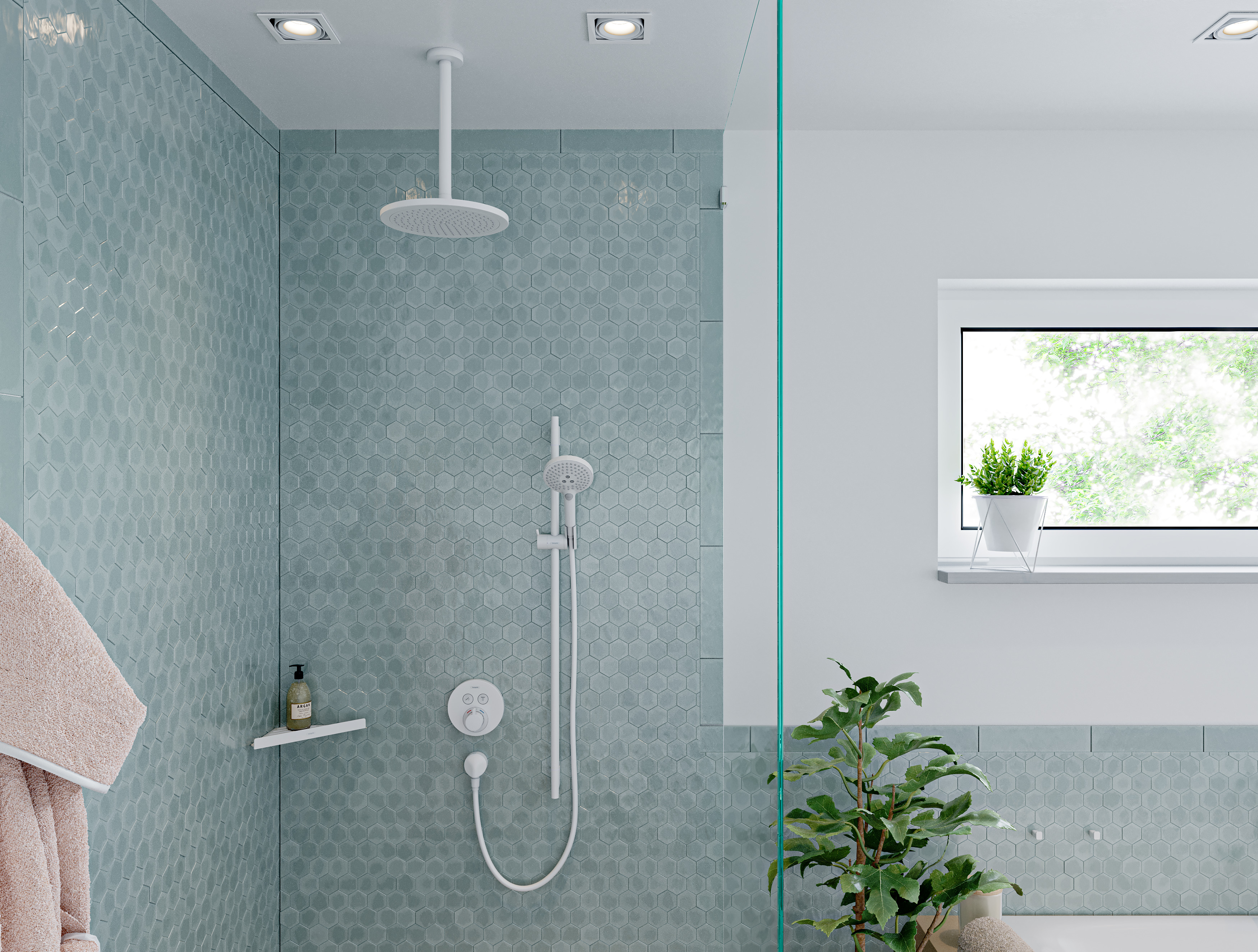 15743140 ShowerSelect S Термостат для скрытого монтажа, 2 функции Hansgrohe  - Вид №5