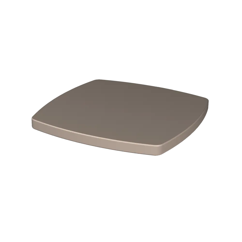 Сиденье для табурета Гавр Delinia 36.5x36.5x1.8 см жёсткое цвет топо STLM-2025746